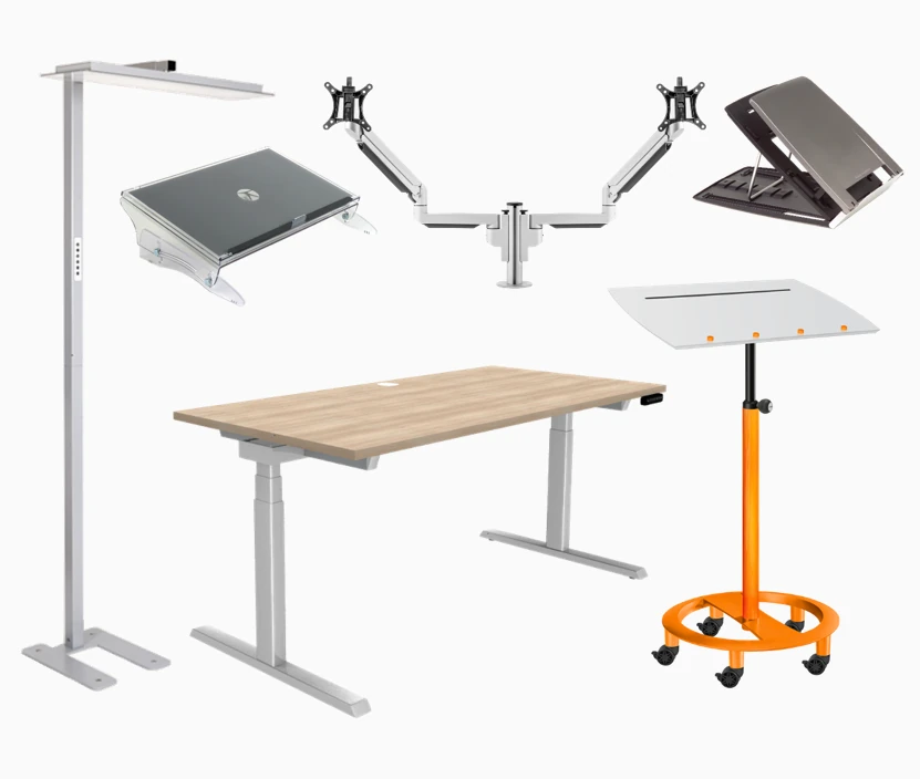 Image Startseite - Stehleuchte, Stehpult, E-Schreibtisch und ergonomisches Zubehör