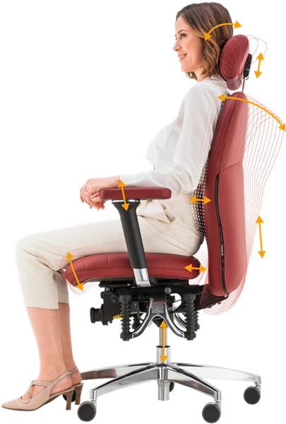Image - Orthopädischer Bürostuhl als Lösung für Rückenschmerzen beim Sitzen