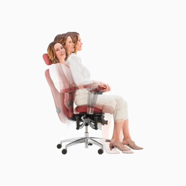Entdecken Sie aktives Sitzen im Büro durch dynamisches Sitzen