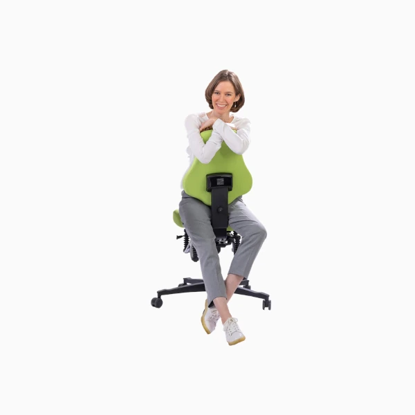 Steh-Sitz-Stuhl Bioswing OneUp und OneUp Eco - Ihr persönlicher Blitzableiter gegen quälende Rückenschmerzen