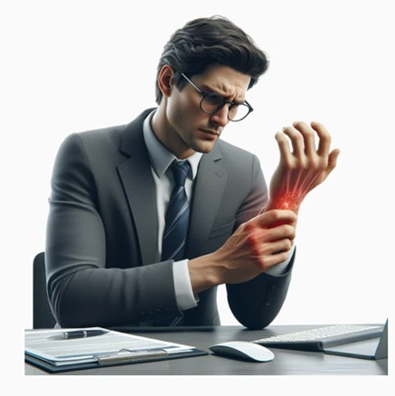Image mobiler Header - Handgelenkschmerzen im Büro so können Sie den RSI Syndrom vorbeugen