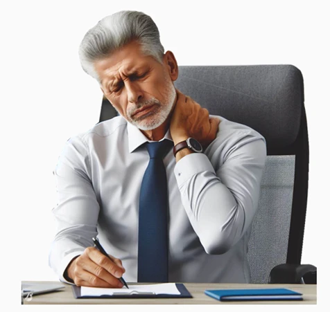 Image mobiler Header - Nackenschmerzen im Büro so können Sie der Nackenverspannung vorbeugen