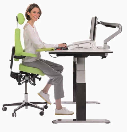 Image mobiler Header - Steh-Sitz-Stuhl Bioswing OneUp die Lösung für stehen oder sitzen im Büro