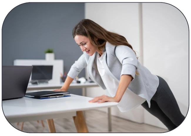 Image - Streckübungen im Büro