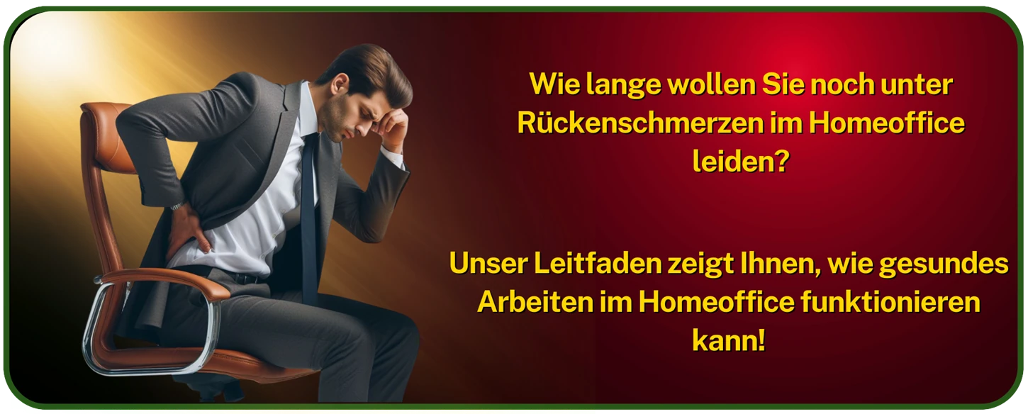 Image Header - Homeoffice Rückenschmerzen verhindern