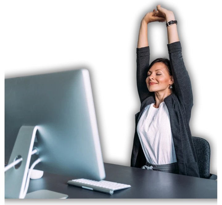 Image - Pausen und Strecken im Büro